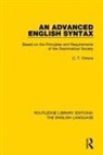 C T Onions, C. T. Onions, Onions C. T. - Advanced English Syntax