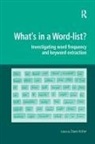 Dawn Archer, Dawn Archer, Archer Dawn - What''s in a Word-List?
