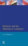 H G Widdowson, H. G. Widdowson, H.G. Widdowson - Stylistics and the Teaching of Literature
