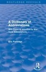 Eric Partridge, Partridge Eric - Dictionary of Abbreviations