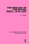 G.C. Webber - Ideology of the British Right, 1918-1939