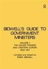R L Bidwell, R. L. Bidwell, R.L. Bidwell - Guide to Government Ministers