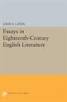 Louis A. Landa - Essays in Eighteenth-Century English Literature