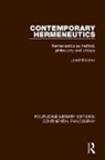 Josef Bleicher, Bleicher Josef - Contemporary Hermeneutics