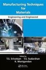 T.s. (The University of Akron Srivatsan, T.s. (University of Akron Srivatsan, T.s. Sudarshan Srivatsan, K. Manigandan, T.S. Srivatsan, T.S. Sudarshan - Manufacturing Techniques for Materials