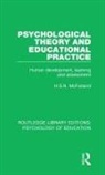 H S N McFarland, H. S. N. McFarland, H.s.n. Mcfarland, McFarland H.S.N. - Psychological Theory and Educational Practice