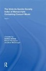 Robert Thompson - Viola Da Gamba Society Index of Manuscripts Containing Consort Music