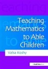 Valsa Koshy, Koshy Valsa - Teaching Mathematics to Able Children
