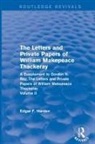 Edgar F Harden, Edgar F. Harden, Harden Edgar F. - Routledge Revivals: The Letters Private Papers of William Makepeace