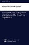 Hans-Christian Hagman, Hagman Hans-Christian - European Crisis Management and Defence