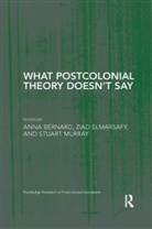 Anna Elmarsafy Bernard, Anna Bernard, Bernard Anna, Ziad Elmarsafy, Elmarsafy Ziad, Stuart Murray - What Postcolonial Theory Doesn''t Say