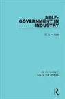 G Cole - Self-Government in Industry