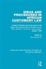 Max Gluckman, Max Gluckman, Gluckman Max - Ideas and Procedures in African Customary Law