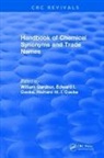 William Cooke Gardner, Edward I. Cooke, Richard W.I. Cooke, Cooke Edward I., William Gardner - Handbook of Chemical Synonyms and Trade Names