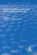 Philip Brown Raines, Ross Brown, Philip Raines, Raines Philip - Policy Competition and Foreign Direct Investment in Europe