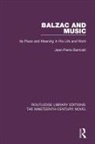 Jean-Pierre Barricelli, Barricelli Jean-Pierre - Balzac and Music
