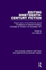 Jane Millgate, Jane Millgate, Millgate Jane - Editing Nineteenth-Century Fiction
