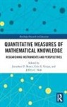 Jonathan Krupa Bostic, Jonathan Bostic, Erin Krupa, Jeffrey Shih - Quantitative Measures of Mathematical Knowledge