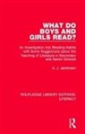 A. J. Jenkinson - What Do Boys and Girls Read?