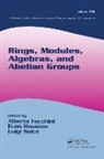 Alberto Facchini, Alberto (University of Padua Facchini, Alberto Houston Facchini, Alberto Facchini, Facchini Alberto, Evan Houston... - Rings, Modules, Algebras, and Abelian Groups