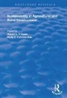 Gerard E. Gebremedhin Dsouza, Gerard E. D’Souza, Tesfa G. Gebremedhin, Gebremedhin Tesfa G. - Sustainability in Agricultural and Rural Development