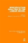 David E. A. Giles, Giles David E. A., Maxwell L. King, Maxwell L. Giles King, David E. A. Giles, Giles David E. A.... - Specification Analysis in the Linear Model