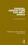 Q. B. Olatunji Anthonio, Q.B. Olatunji Anthonio - General Agriculture for West Africa