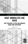 Fred Wilkins Vultee, Fred Vultee, Vultee Fred, Lee Wilkins, Wilkins Lee - What Journalists Are Owed