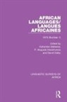 Kahombo Nwachukwu Mateene, David Dalby, Kahombo Mateene, Derek Nurse, P Ak&amp; Nwachukwu, P. Ak¿j¿obi Nwachukwu - African Languages/langues Africaines