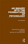 Per Saugstad, Saugstad Per - Inquiry Into the Foundations of Psychology