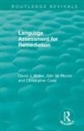 Christopher Code, Code Christopher, David J Muller, David J Munro Muller, Sian M. Munro - Language Assessment for Remediation (1981)