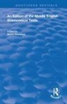 David Thomson, David Thomson - Edition of the Middle English Grammatical Texts