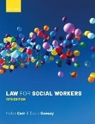 Helen Carr, Helen (Professor of Law Carr, Carr Helen, David Goosey, Goosey David - Law for Social Workers