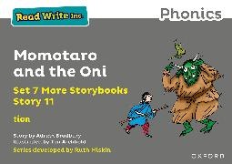 Adrian Bradbury,  Bradbury Adrian,  Archbold Tim - Read Write Inc. Phonics: Momotaro and the Oni Grey Set 7a Storybook 11