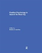 Dmitry (Lomonosov Moscow State Universit Leontiev, Dmitry Leontiev - Positive Psychology in Search for Meaning