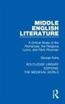 George Kane, Kane George - Middle English Literature