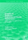 Daniel J. Basta, Daniel J. Lounsbury Basta, Basta Daniel J., Blair T. Bower, Bower Blair T., James L. Lounsbury... - Analysis for Residuals-Environmental Quality Management