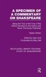 Walter Whiter, Whiter Walter, Mary Bell, Alan Over - Specimen of a Commentary on Shakspeare