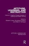 Richard E. Federico Snow, Pat-Anthony Federico, William E Montague, William E. Montague, Richard E Snow, Richard E. Snow - Aptitude, Learning, and Instruction