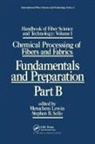 Menachem Sello Lewin, Menachem Lewin, Lewin Menachem, Stephen Sello - Handbook of Fiber Science and Technology: Volume 1
