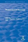 Volker Misgeld Meja, Volker Meja, Meja Volker, Dieter Misgeld, Misgeld Dieter, Nico Stehr... - Modern German Sociology