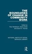 Paul Jones Henderson, Paul Henderson, David Jones, David N Thomas, David N. Thomas, … - Boundaries of Change in Community Work