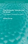 Richard Startup, Startup Richard - University Teacher and His World