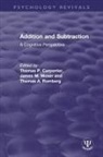 Thomas P. Moser Carpenter, Thomas P. Carpenter, Carpenter Thomas P., James M. Moser, Moser James M., Thomas A. Romberg... - Addition and Subtraction
