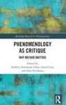 Andreea Smaranda Carr Aldea, Andreea Smaranda Aldea, David Carr, Carr David, Sara Heinämaa - Phenomenology As Critique