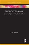 Lani Watson, Lani (University of Oxford Watson - Right to Know