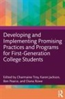 Charmaine Jackson Troy, Karen Jackson, Jackson Karen, Ben Pearce, Pearce Ben, Diana Rowe... - Developing and Implementing Promising Practices and Programs for