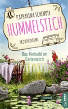 Katharina Schendel - Hummelstich - Das Krokodil im Gartenteich