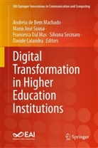 Davide Calandra, Francesca Dal Mas, Francesca Dal Mas et al, Andreia de Bem Machado, Maria José Sousa, Silvana Secinaro... - Digital Transformation in Higher Education Institutions