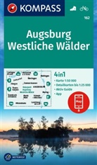 KOMPASS Wanderkarte 162 Augsburg, Westliche Wälder 1:50.000